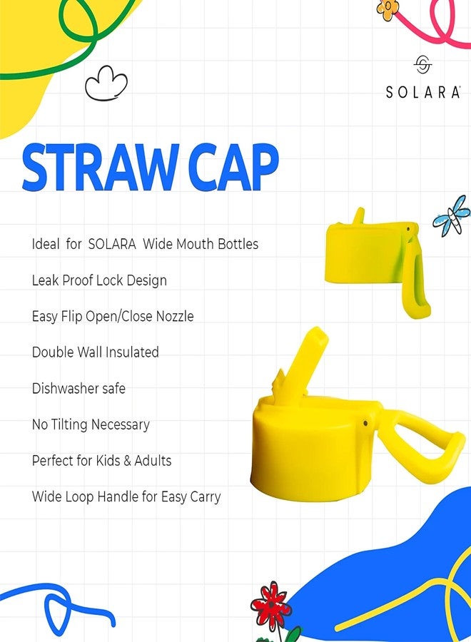 SOLARA Amazi Kids Insulated Water Bottle for Kids 450ml, Kids Water Bottle, Sipper Bottle for Kids, Thermosteel Kids Bottles, Stainless Steel Water Bottles for Kids, Straw Bottle for Kids, Fish - Image 5